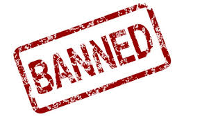 banned තහනම්