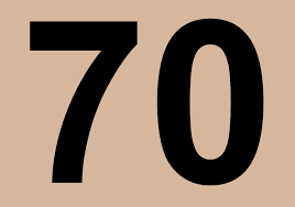 seventy 70